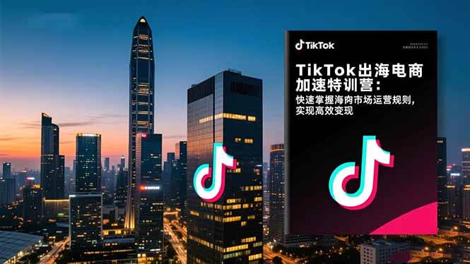 (16535期)TikTok出海电商加速特训营:快速掌握海外市场运营规则,实现高效变现-来福网创