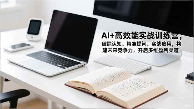 (16635期)AI+高效能实战训练营,破除认知、精准提问、实战应用,构建未来竞争力,开启多维盈利渠道
