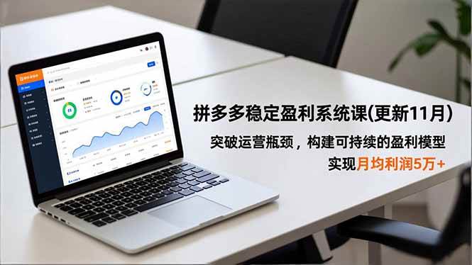 (16641期)拼多多稳定盈利系统课(更新11月),突破运营瓶颈,构建可持续的盈利模型,实现月均利润5万+-来福网创