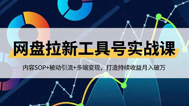 (16687期)网盘拉新工具号实战课,内容SOP+被动引流+多端变现,打造持续收益月入破万-来福网创