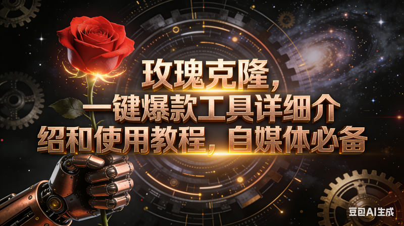 (16792期)玫瑰克隆工具,自媒体必备,一键爆款工具详细介绍和使用教程-来福网创