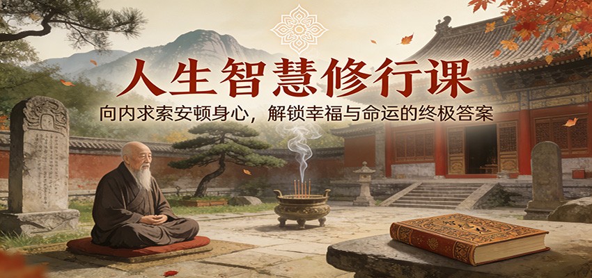 人生智慧修行课:向内求索安顿身心,解锁幸福与命运的终极答案-来福网创