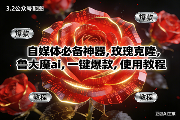 (16919期)玫瑰克隆神器,ai鲁大魔,自媒体必备软件,一键爆款工具,详细教程-来福网创