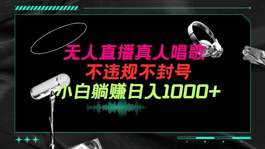 (9622期）抖音24小时无人直播音乐，不违规，不封号纯撸音浪，小白实操当天日入1000+-来福网创