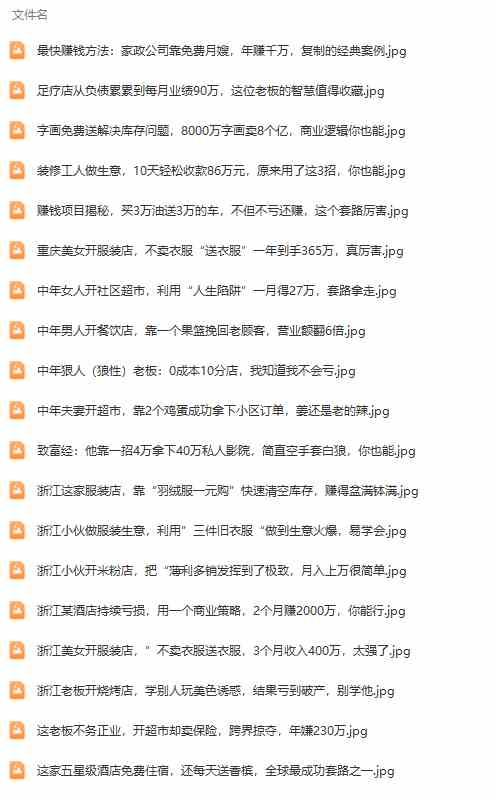 图片[3]-（9607期）真实有效391套商业模式，年入几十到几百万案例解析（电子书+视频+图文）-来福网创