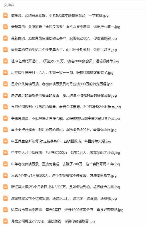 图片[5]-（9607期）真实有效391套商业模式，年入几十到几百万案例解析（电子书+视频+图文）-来福网创