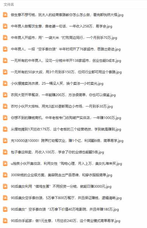 图片[7]-（9607期）真实有效391套商业模式，年入几十到几百万案例解析（电子书+视频+图文）-来福网创