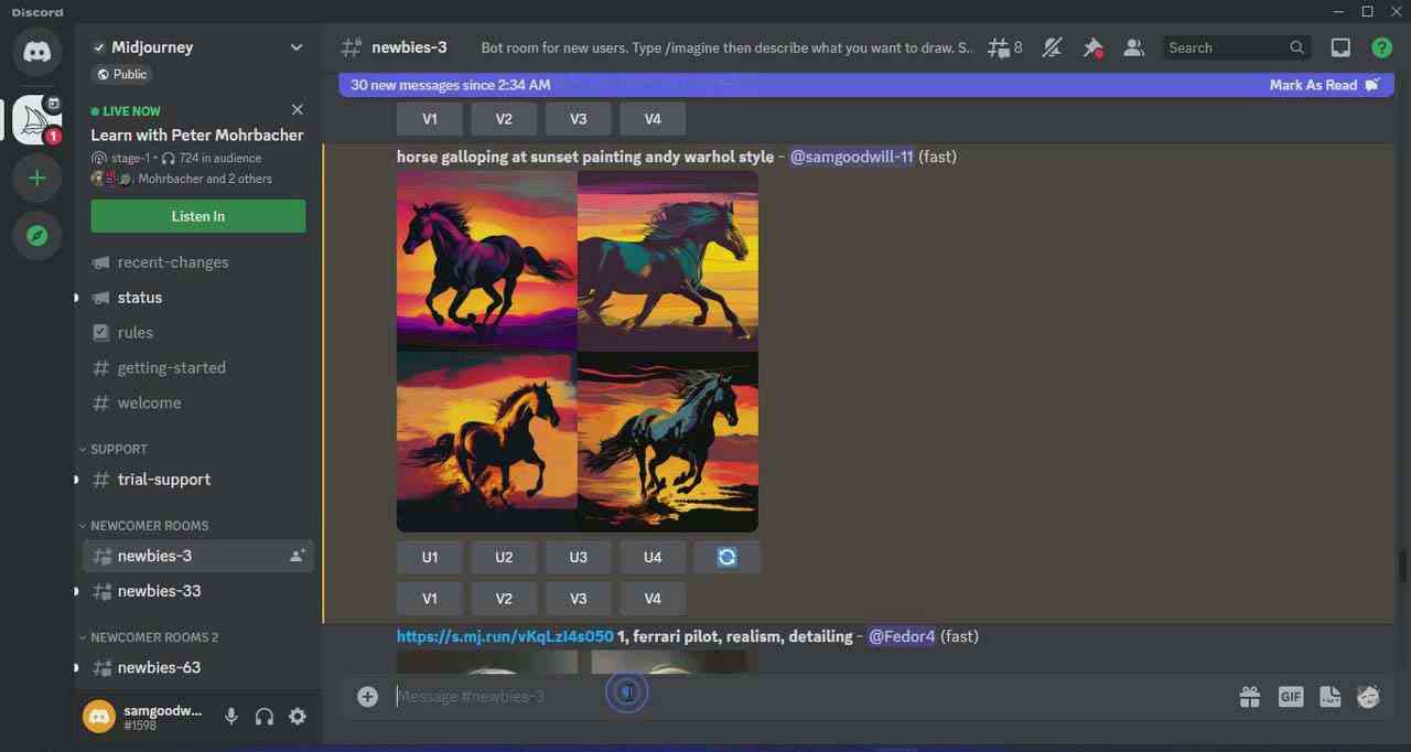 图片[6]-（9643期）Midjourney AI人工智能艺术图片从入门到高级创作教程-34节课-中英字幕-来福网创