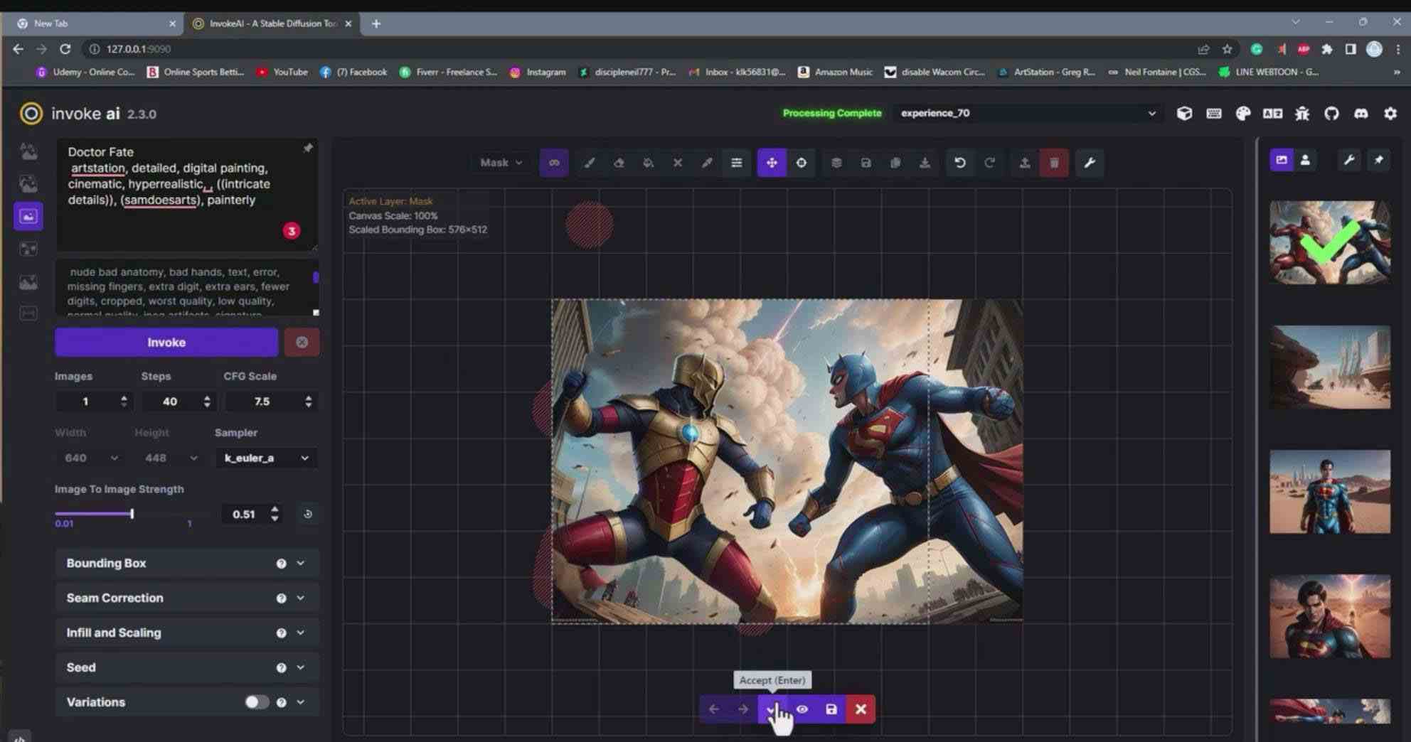 图片[3]-（9760期）Invoke AI 绘画教程-零基础创作可以销售的完美插图-49节-中英字幕-来福网创