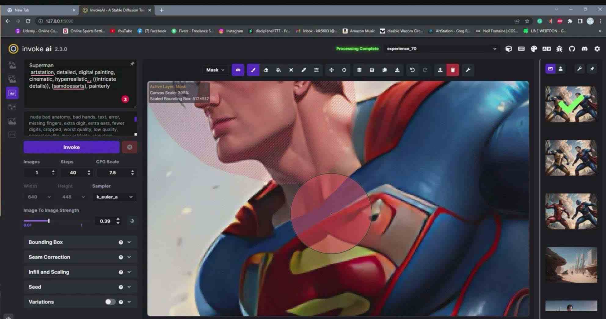图片[4]-（9760期）Invoke AI 绘画教程-零基础创作可以销售的完美插图-49节-中英字幕-来福网创