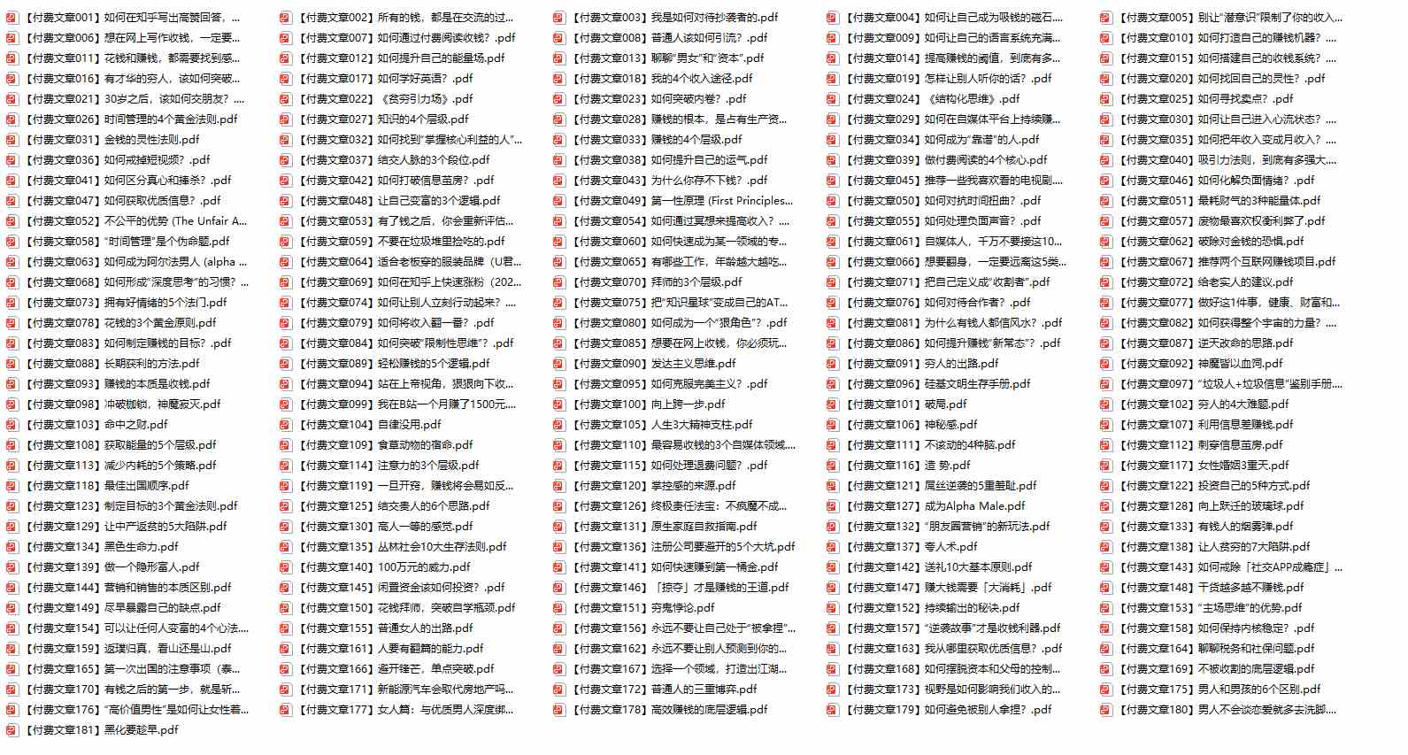 图片[2]-（9708期）赢在 8小时之外《付费文合集》成功者的底层思维之一 就是价值交换-来福网创