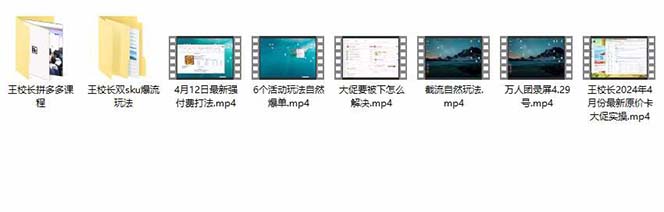 图片[3]-（10865期）拼多多·实战课：万人团玩法/截流自然流/最新强付费打法/最新原价卡大促..-来福网创
