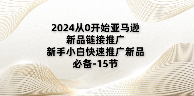 （11224期）2024从0开始亚马逊新品链接推广，新手小白快速推广新品的必备-15节-来福网创