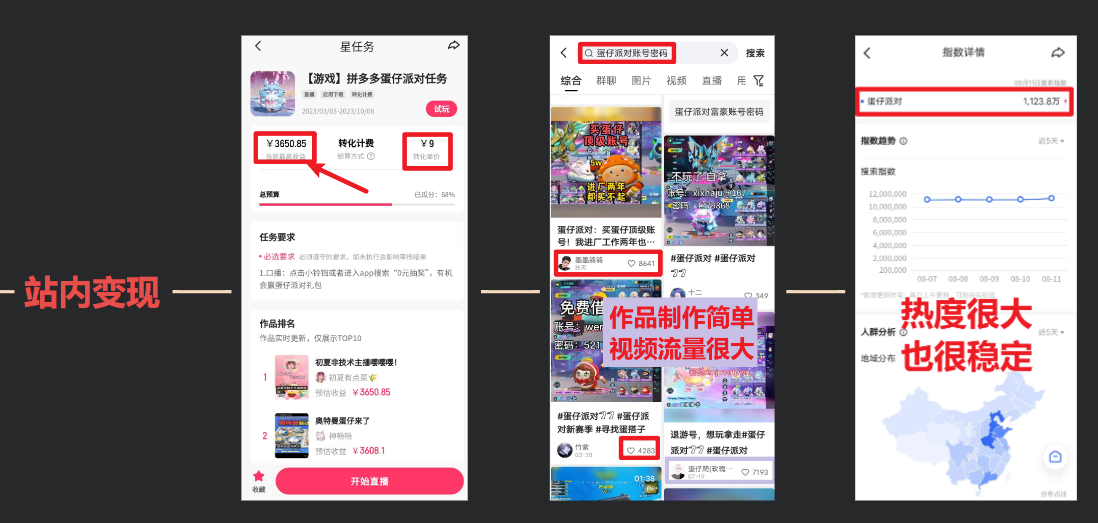 图片[3]-（12118期）蛋仔派对玩法.学会日入三千.磁力巨星跟游戏发行人都能做-来福网创