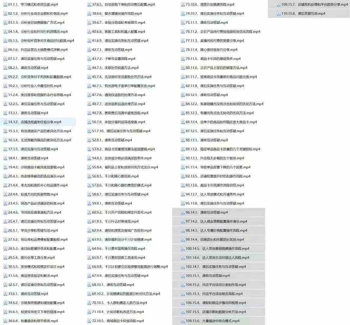 图片[2]-抖音小店最新实训营，提升体验分、商品卡 引流，投流增效，联盟引流秘籍-来福网创