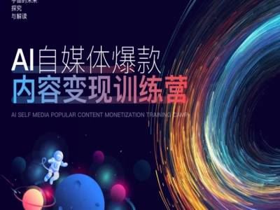 AI自媒体爆款内容变现训练营，20%底层逻辑，60%实操方法，20%案例拆解(即学即用)-来福网创
