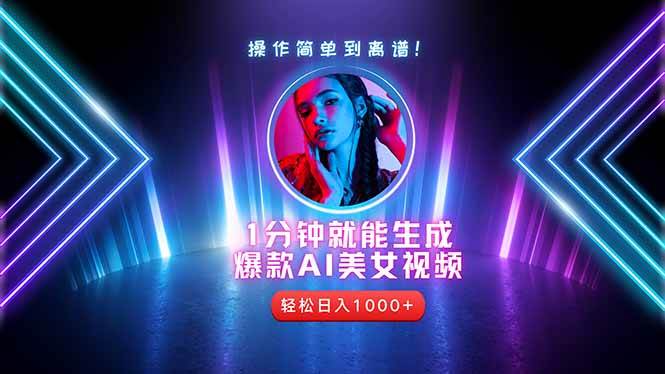（14702期）2025年最强副业：用AI做短视频，从零开始打造爆款账号！-来福网创