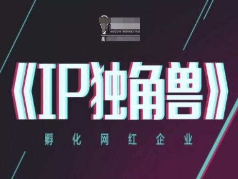 IP独角兽，孵化网红企业，ip教程-来福网创
