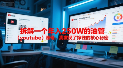 付费文章：拆解一个年入250W的油管（youtube）账号，我发现了挣钱的核心秘密-来福网创