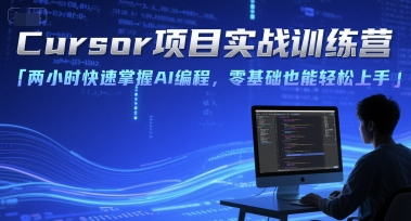 Cursor项目实战训练营，两小时快速掌握AI编程，零基础也能轻松上手-来福网创