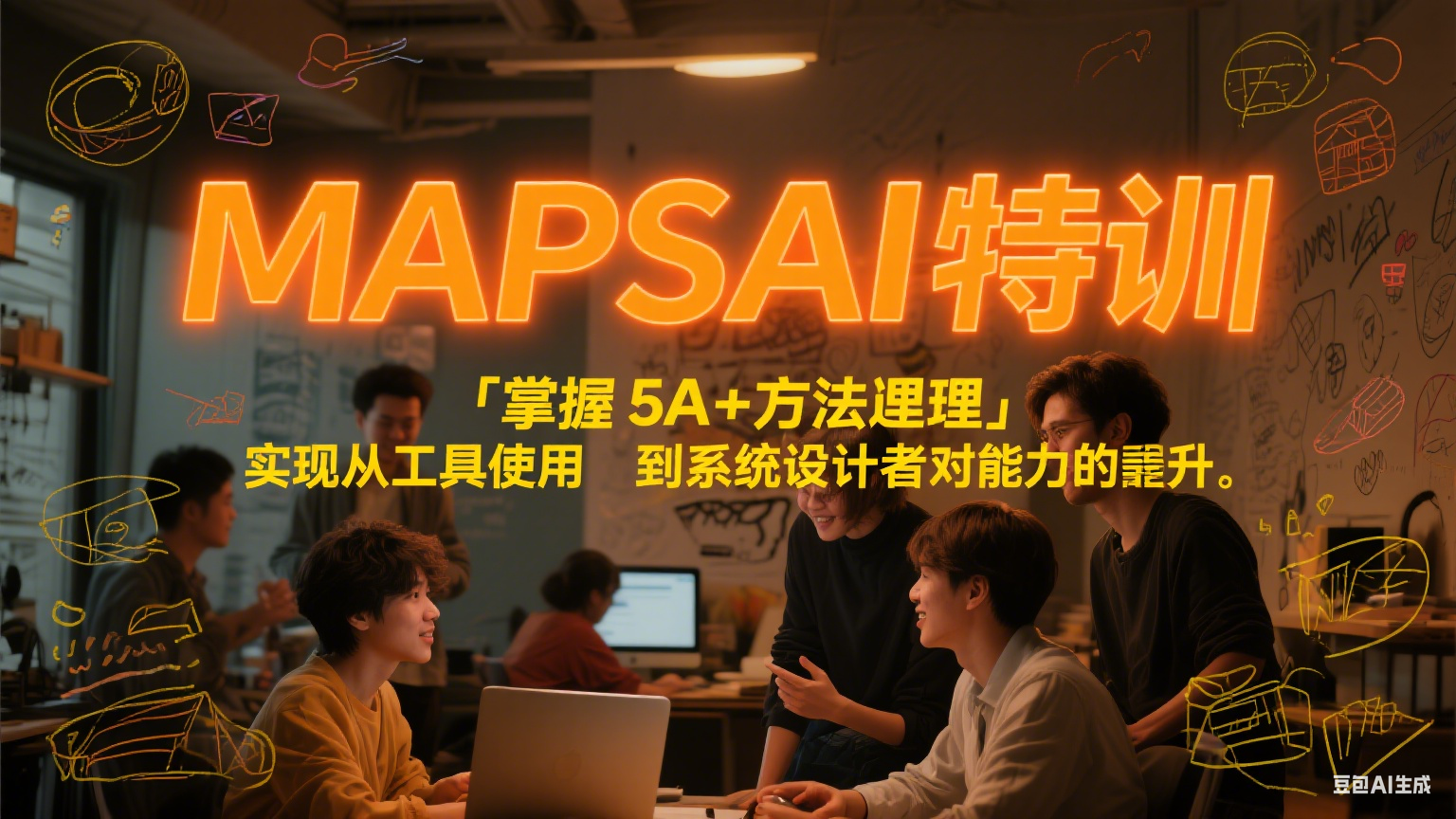 MAPSAI 特训，掌握 5A + 方法论，实现从工具使用者到系统设计者的能力跃升-来福网创