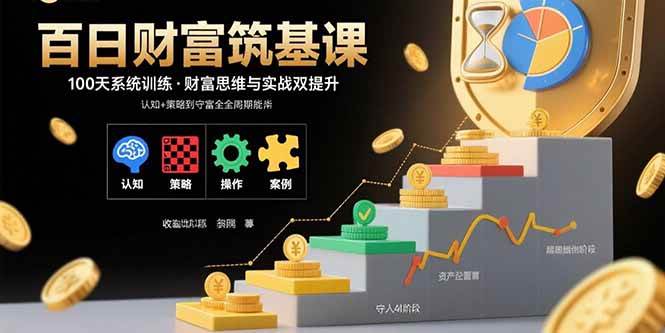 （15874期）百日财富筑基课：认知+策略+实操+案例拆解  实现从创富到守富全周期能力-来福网创