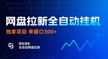 网盘拉新全自动挂G，独家技术，操作简单，自动完成拉新任务，单窗口3张【揭秘】-来福网创
