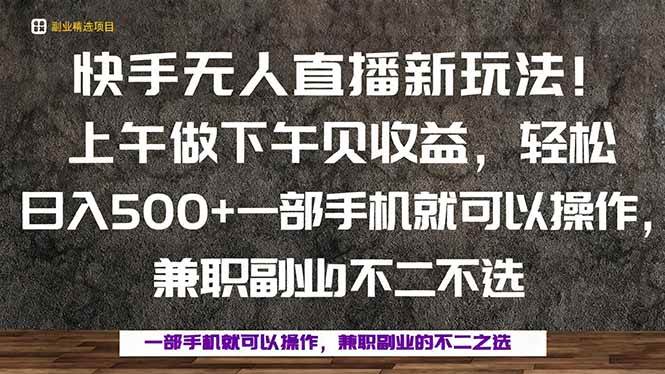 （16119期）一部手机，上午做 下午见收益，学会秒上手，轻松日入500+-来福网创