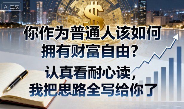 付费文章：你作为普通人该如何拥有财富自由？认真看耐心读，我把思路全写给你了-来福网创