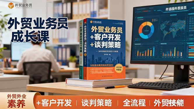 （16250期）外贸业务员成长课：职业素养+客户开发+谈判策略、掌握全流程外贸技能-来福网创