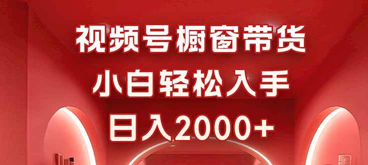 （16248期）视频号橱窗带货，小白轻松入手，日入2000+-来福网创