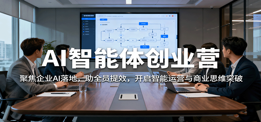 AI智能体创业营：聚焦企业AI落地，助全员提效，开启智能运营与商业思维突破-来福网创