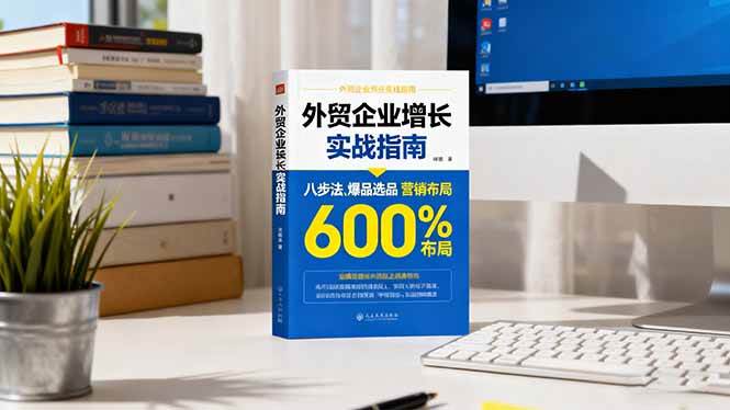 （16296期）外贸企业增长实战指南，八步法、爆品选品、营销布局，业绩增长300%-来福网创
