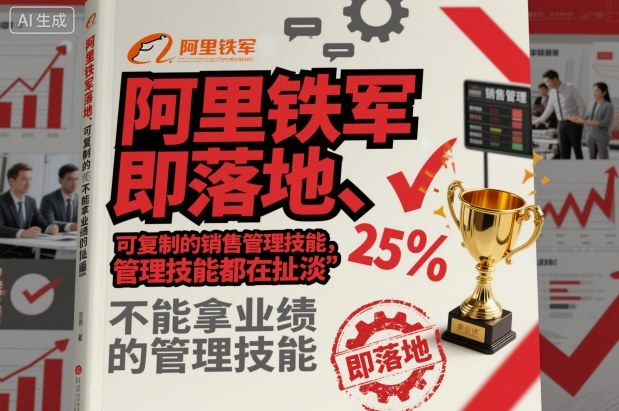 阿里铁军即落地、可复制的销售管理技能，不能拿业绩的管理技能都在扯淡-来福网创