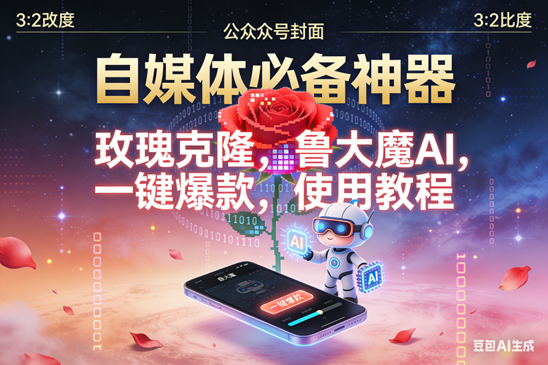 （16912期）玫瑰克隆神器，鲁大魔，ai，自媒体必备软件，一键爆款工具，详细教程-来福网创